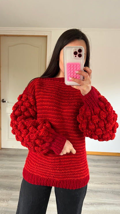 Bubble Rojo Matizado