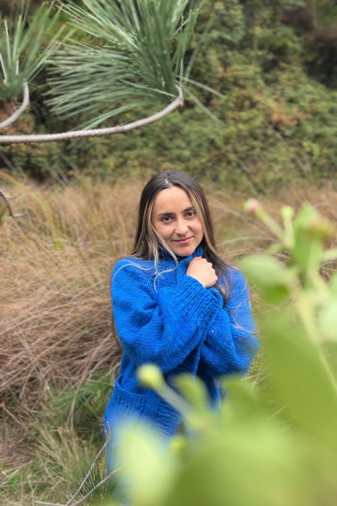 Chaleco azul rey