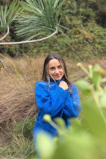 Chaleco azul rey