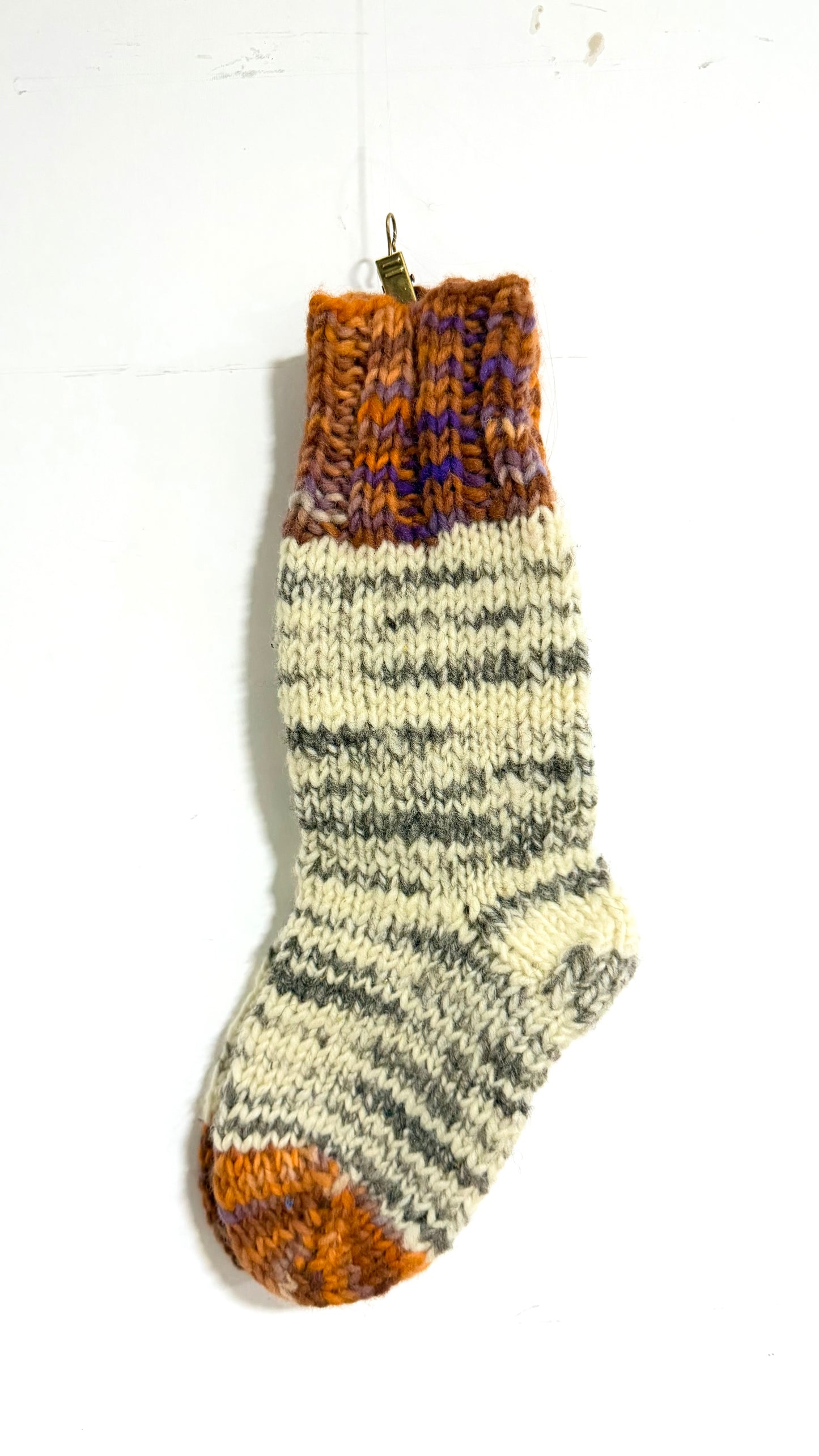 Calceta 18 · Gris Naranjo