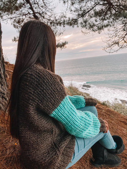 sweater menta cafe