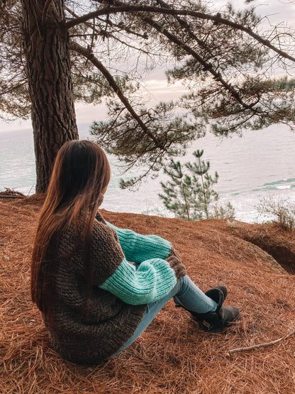 sweater menta cafe