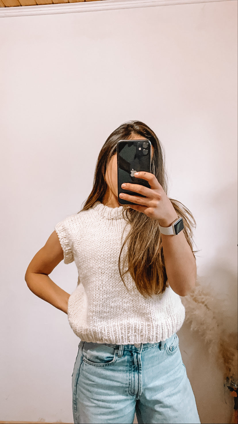 Sweater sin manga Merino